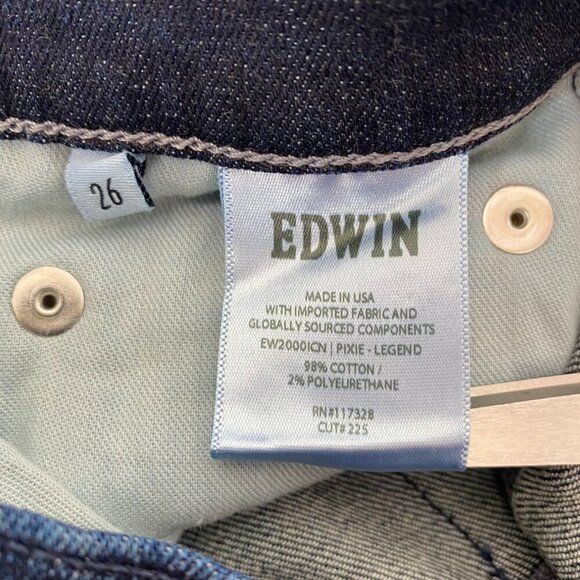 Edwin Pixie Jeans 9" Mid Rise Skinny - Picture 8 of 15